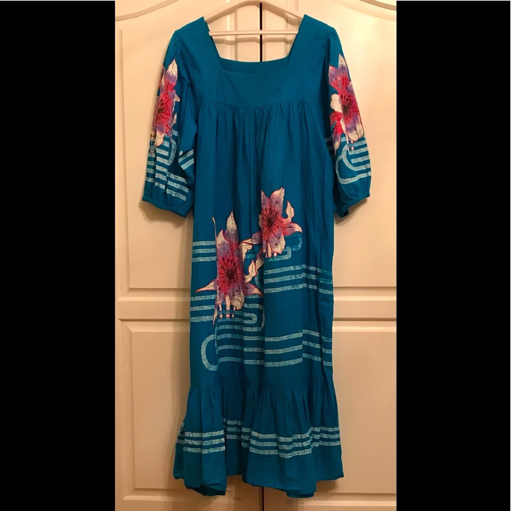 Vintage Rare Ramona Rull Bohemian Kaftan Dress